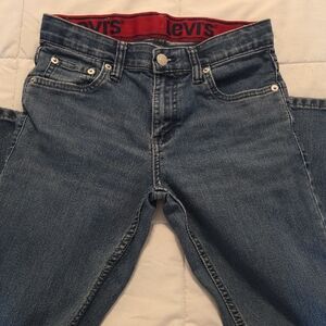 Levi’s Kids Denim Jeans – Size 14 – Red Waistband